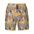 thumbnail image 4 of Lsque Mens Swim Trunks Cycling Elephant On Bicycle In Park Pattern - Bathing Suit Compression Liner - Beach Swim Shorts Swimwear - (S-3XL) - Stretch Quick Dry -Large, 4 of 9