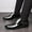 Noir, variante sur LSLJS Chaussures en Cuir pour Hommes, Chaussures Décontractées à Bout Pointu Confortables en Cuir pour Hommes Chaussures Décontractées