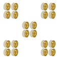 thumbnail image 3 of Xingzhi Durable and Stylish Tyres for RC 1/10 Scale Drifting Car Gold Wheel Rims Diameter: 6cm 5Set, 3 of 6