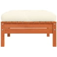 thumbnail image 4 of vidaXL Patio Footstools with Cushions 2 pcs Wax Brown Solid Wood Pine, 4 of 11