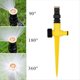 thumbnail image 4 of Aspersor de Jardín de Riego Giratorio de 360° Césped Granja Invernadero Planta Regadera Cabezal Amarillo, 4 of 5