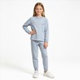 thumbnail image 2 of masbird Girls Boys Print Pajamas 2 Pieces Long Sleeve Jammies Set Toddler Pjs Fall Winter Sleepwear 6-12 Months 12-24 Months 2t 3t 4t 5t 6t 7t 8t 9t Children(Blue,3-4 Y), 2 of 5