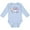 AE-Light Blue, variant on Inktastic Fluffy Sheep Family Boys or Girls Long Sleeve Baby Bodysuit