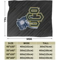 thumbnail image 3 of University of Central Oklahoma Fleece Blanket, Very Soft Microfiber Flannel Blanket for Couch Warm and Cozy for All Seasons, 3 of 6