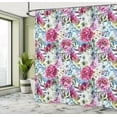 thumbnail image 5 of Ambesonne Floral Shower Curtain, Watercolor Look Bouquet Art, 69"Wx84"L, Multicolor, 5 of 5