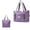 violet, variant on Gym Bag for Women and Men, Small Duffel Bag for Sports, Gyms and Weekend Getaway, Waterproof Dufflebag with Wet Clothes Compartments, Lightweight Carryon Gymbag( Violet)