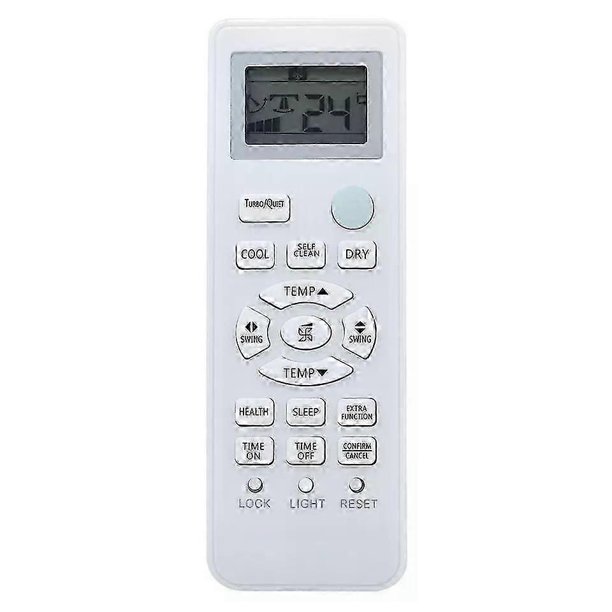 Nuevo mando a distancia para aire acondicionado LCD Haier 0010401715HC (compatible con los modelos 0010401715BW y 0010401715P).