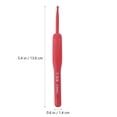 thumbnail image 2 of 9pcs Creative Aluminum Crochet Hooks Set with Silicone Handle Knitting Needles, 2 of 7