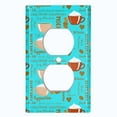 thumbnail image 2 of Metal Light Switch Plate Cover Coffee Mocha Latte Cup COF007, 2 of 13
