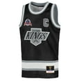 thumbnail image 2 of Youth Mitchell & Ness Wayne Gretzky Black Los Angeles Kings Maxxed Out Fashion Basketball Jersey, 2 of 3