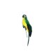 thumbnail image 1 of Loro de plumas de imitación, verde, decoración de jardín, pájaro, loro de acero dorado, pájaro, pájaro de plumas, clip de pájaro de espuma, decoración de pájaros, 1 of 7