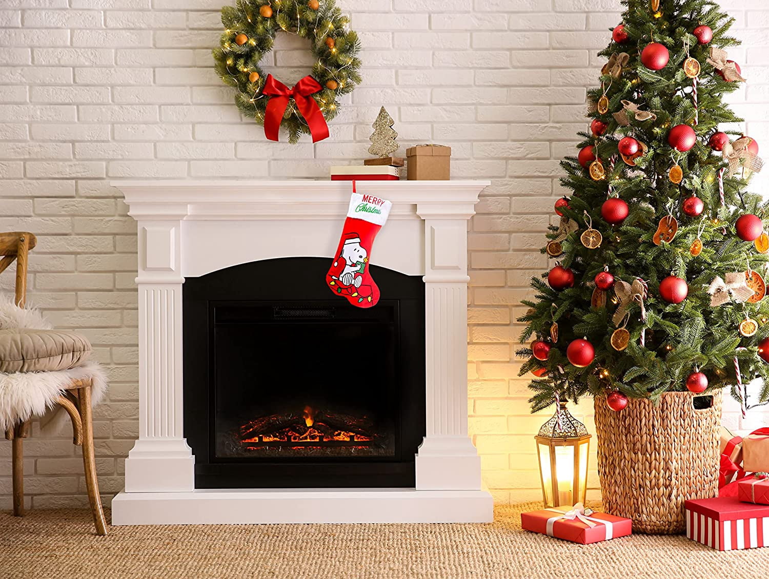 Peanuts Snoopy Applique Stocking