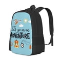 thumbnail image 2 of Daiia Let's Go on an Adventure Backpack for Men and Women -Durable Backpack Large Capacity, Water-Resistant Bag with Adjustable Straps and Laptop Compartment, 2 of 9