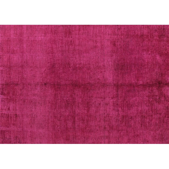 Ahgly Company Indoor Rectangle Abstract Purple Modern Area Rugs, 6' x 9'