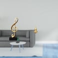thumbnail image 2 of Centro de mesa de resina y latón con forma de calabaza armónica, adorno musical Feng Shui, decoración creativa hecha a mano para inauguración de casa, 2 of 8