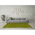 thumbnail image 3 of Ahgly Company Machine Washable Indoor Rectangle Abstract Yellow Contemporary Area Rugs, 2' x 5', 3 of 4