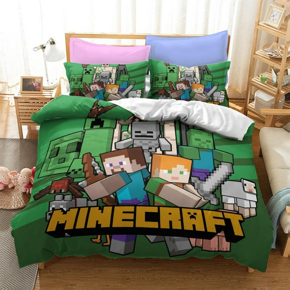 Minecraft series bedding three-piece set eabywish home textile setHEFEI