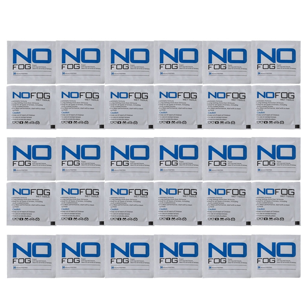 30pcs Glasses AntiFog Wet Wipes Individually Wrapped Disposable