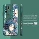 thumbnail image 3 of Case For OPPO A52 A54 A55 A57 A59 A93 A83 A92S A93S 4G 5G A16 Colour Simple Liquid Silicone Case Best Genshin impact, 3 of 5