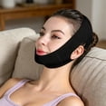 thumbnail image 6 of Double Chin Reducer, Face Slimming Strap V Line Lifting, Soft Facial Shaping Band for Sleeping Daily Use, Jawline Contouring Beauty Accessory, Black, 6 of 6