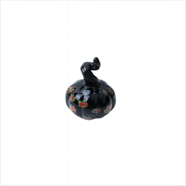 Crystal Pumpkin Statue Mini Hand Blown Glass Pumpkin Statue Vegetable Collection Decorations Suitable For Thanksgiving Halloween