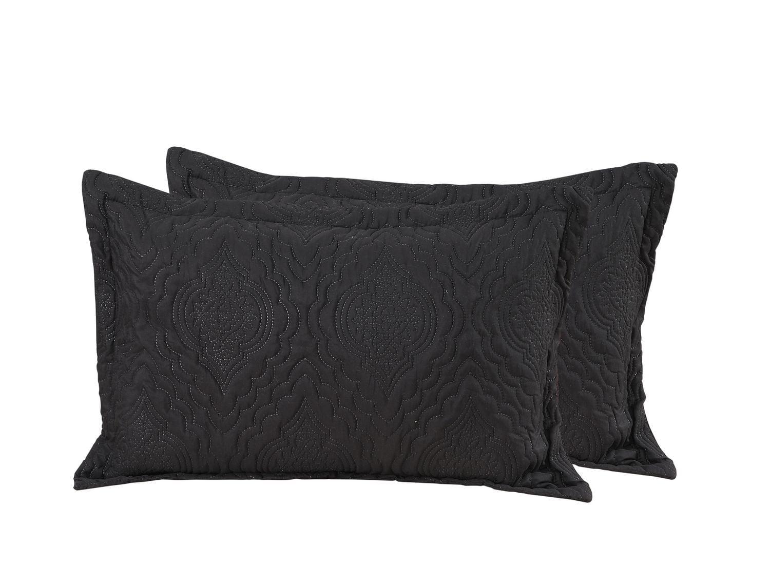 Marina Decoration Solid Embossed Pinsonic Coverlet Bedspread Bedding Ultra Soft Summer Quilt Set with Shams