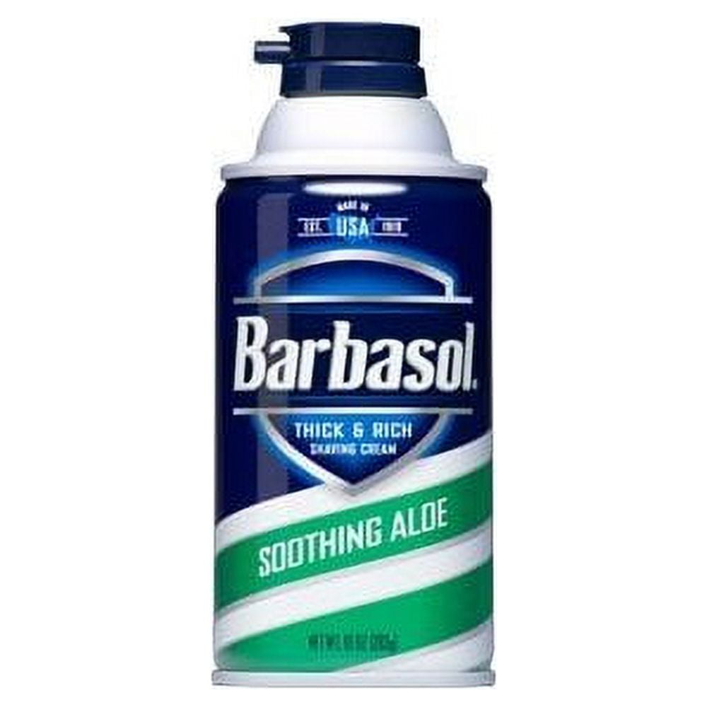 Barbasol Soothing Aloe Thick & Rich Shaving Cream 10 Oz