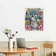 thumbnail image 3 of RUIYC Cute Easter Rabbit Plush Toy with Easter Eggs - Perfect Easter Canvas Art Poster And Wall Art Picture Print Modern Family Bedroom Decor Posters 16x20 in, 3 of 5