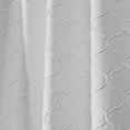 thumbnail image 2 of Nicole Miller Trellis Matelassé Hidden Tab/Rod Pocket Top Light Filtering Curtain Panel Pair, 54"x84", Dove Grey, 2 of 7