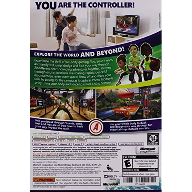 Refurbished Kinect Adventures Xbox 360