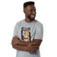 thumbnail image 2 of Funny Cat Lovers 9 Lives Don't Carl Men Women Tee Short-Sleeve Unisex T-Shirt (Sport Grey, S), 2 of 2