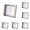 Gray 6PCS, variant on CY5O5ee 1PCS 7x7inch Square Picture Frame Small Shadow Box Picture Frames Frame Display Case Desktop Decoration Picture Frame for Wall and Tabletop