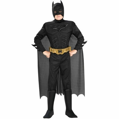 Boy's Deluxe Muscle Batman Halloween Costume - The Dark Knight Rises