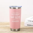 thumbnail image 2 of Gifts for Women, Birthday Coffee Tumbler, Inspirational Thank You GIfts for Women Mom Wife Mother-in-Law, Pink 20oz, 2 of 5