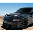 thumbnail image 3 of Ikon Motorsports Demon Style Black Aluminum Front Hood Scoop Aluminum for Dodge Charger 2015-23, 3 of 8