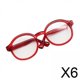 thumbnail image 1 of 6xMini Gafas para Muñecas Pequeñas de 17 cm Baoblaze Rojo, 1 of 8