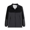 thumbnail image 2 of BSDJILFG Varsity Jackets for Women Plus Size Color Block Windproof Jacket Long Sleeved Zipper Pockets without Hood Casual Outwear ,M-5XL, 2 of 6