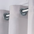 thumbnail image 3 of Exclusive Home Chateau Striped Faux Silk Grommet Top Curtain Panel Pair, 54"x96", Blush, 3 of 4