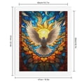 thumbnail image 2 of Paint By Numbers Kit for Adults Beginner - DIY Stained Glass Radiant Bird Symbol Canvas Painting Kits for Adults, Frameless Paint By Number for Adults for Home Wall Decor 16x20 Inch, 2 of 7