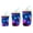 Celestial Blue Purple Galaxy, variant on WIRESTER 3pcs Set Cup Sleeves for Cold Beverages Ice Coffee, Reusable Neoprene Insulated Sleeves with Handle Slip Resistants Bottle Cover - Celestial Blue Purple Galaxy