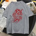 thumbnail image 4 of Blusa Playera Camiseta Estampada Casual De Manga Corta Suelta Para Mujer / salida casual / talla S-3XLpangjing, 4 of 4