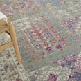 thumbnail image 4 of 7â€™ x 10â€™ Gray Distressed Ornamental Area Rug, 4 of 7