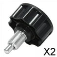 thumbnail image 1 of Colaxi 2xSports Bike Pull Pin Spring Knob M16 M18 Universal Pull Pin Knob M16 Black 2 Pcs, 1 of 8