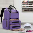 thumbnail image 2 of Luxja Nail Polish Organizer (Backpack Version) Holds 70 Bottles and a Nail Lamp, Travel Nail Polish Bag with 2 Removable Cases and Tools Storage Pockets (P, 2 of 8