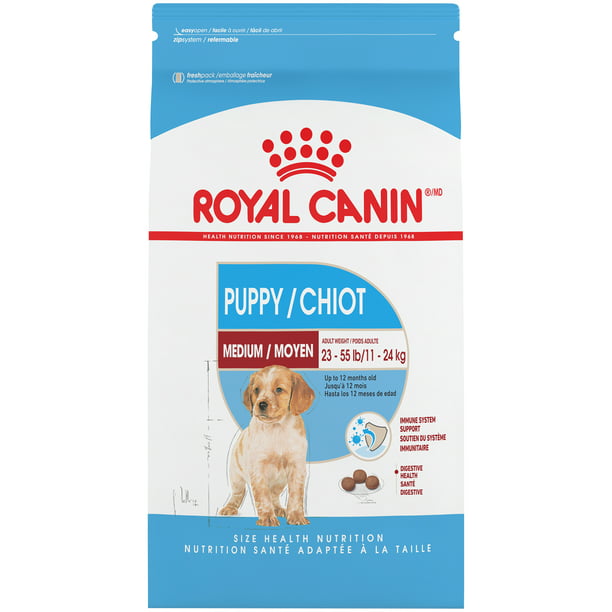 Vermindering verdund sokken Royal Canin Medium Breed Puppy Dry Dog Food, 30 lb - Walmart.com