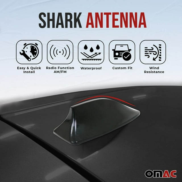 Car Shark Fin Antenna Cover for Kia Sedona Roof Radio AM/FM Signal