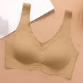 thumbnail image 3 of Levmjia Women's No Wire Bra Push Up Solid Color Underwear Breathable Comfortable Everyday Bra Seamless Underwire Free Bralette Daily Wear, 3 of 6