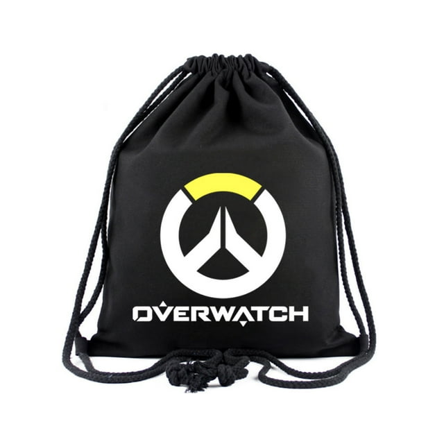 Bolsa con cordón Overwatch Anime String para natación y gimnasio, 40 x 34 cm