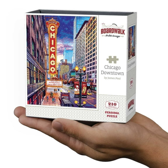 Chicago Downtown by Boardwalk - Personal Puzzle - 9x11 210 pc
