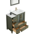 thumbnail image 6 of Vanity Art 36" Single Sink Freestanding Bathroom Vanity Set with Ceramic Top and Mirror, 6 of 10